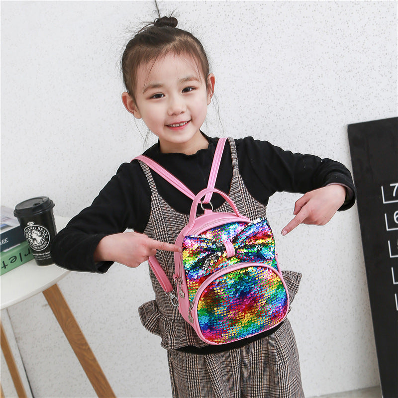 Cute Cartoon Sequined Children's Backpack