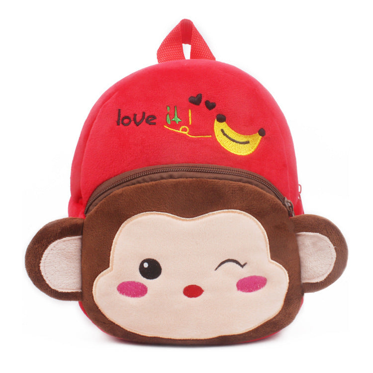 Children's Schoolbag - Plush Toy Backpack