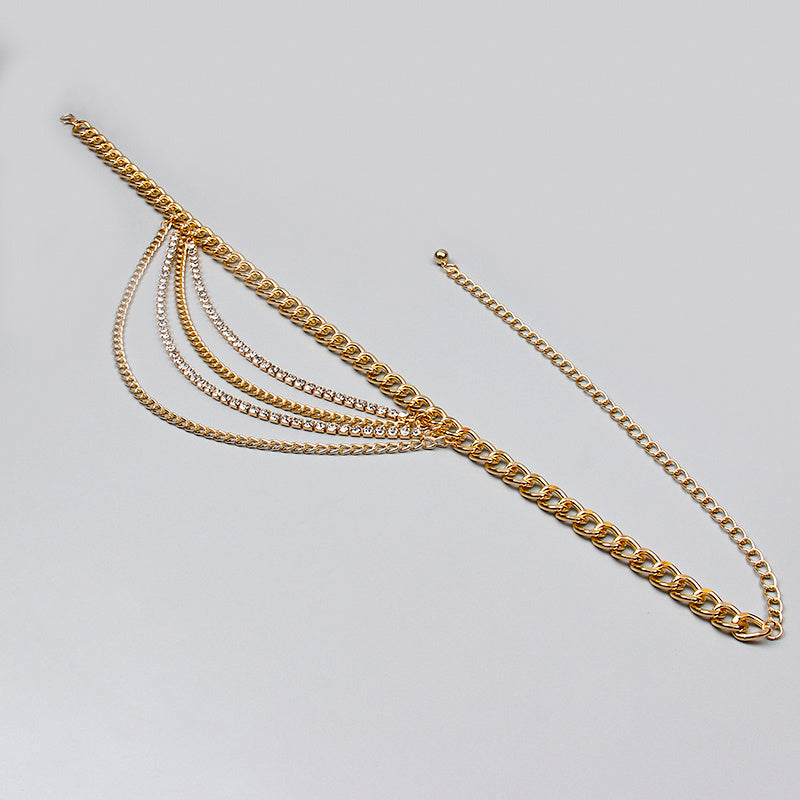 Summer Hot Pants Chain - Multilayer Chain Gold Fashion Jeans Hip Hop Punk Street