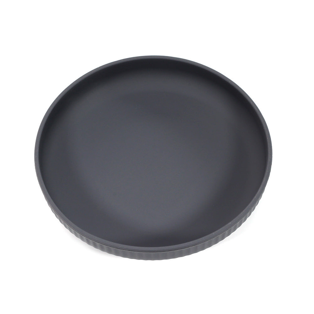 Creative Minimalist And Portable Children's Silicone Dining Plate