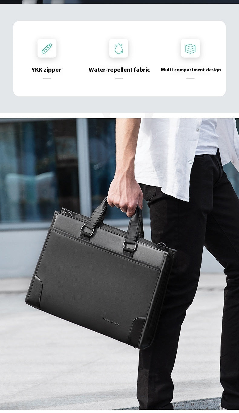 Men's Computer Briefcase - Business Handheld Notebook