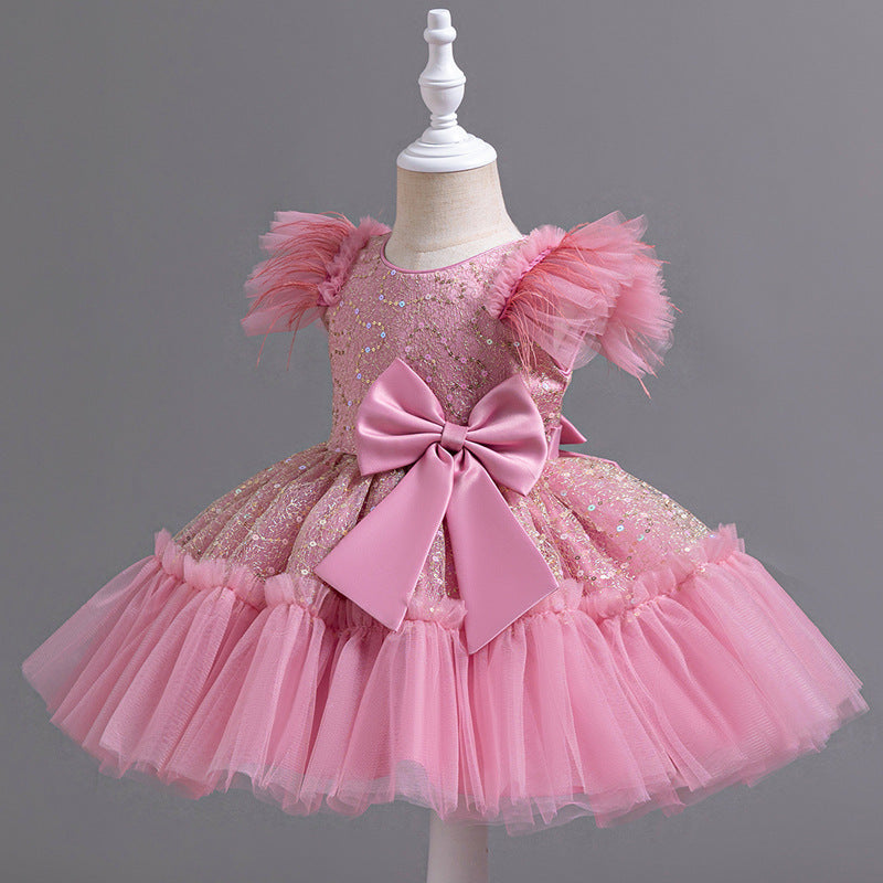 Children Wedding Dress - Tulle Skirt Summer
