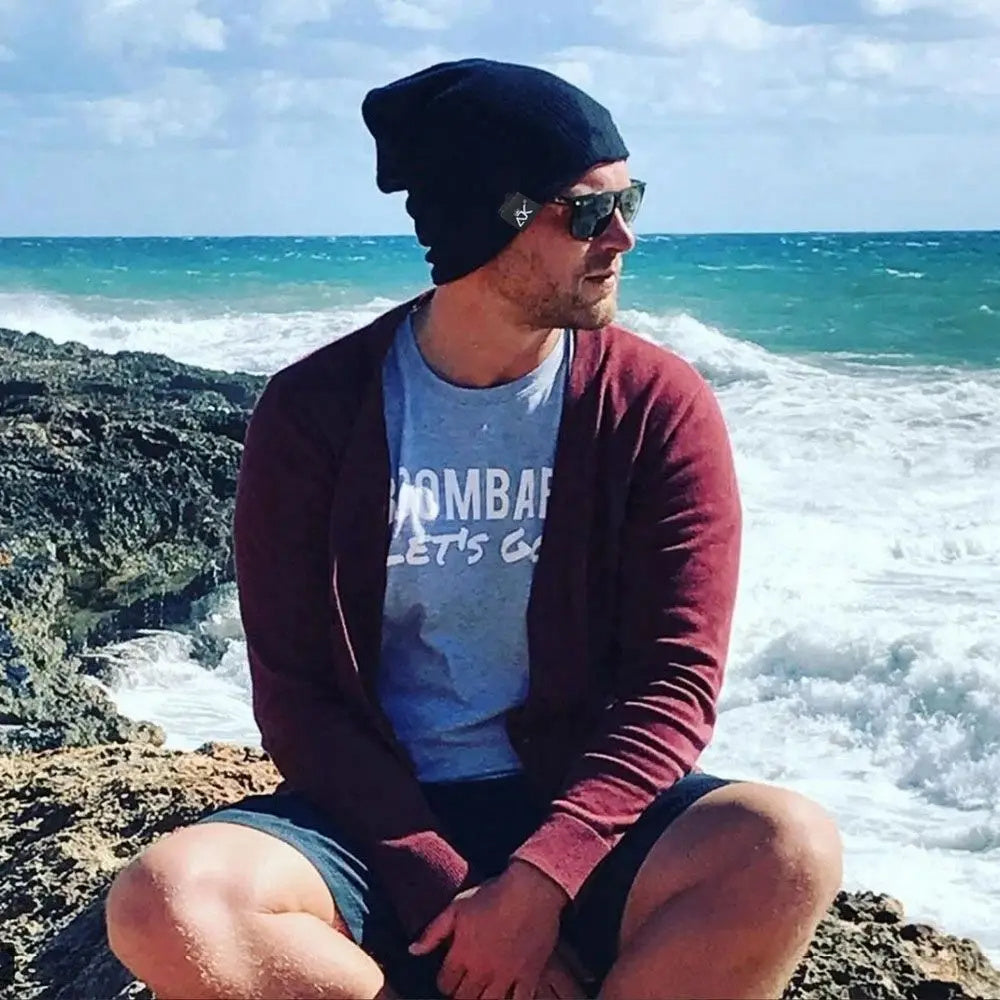 Unisex Fashionable Knitted Beanie - Winter Wool Elastic Hat For Outdoor Cycling, Camping, Travel Winter Beanie Hat Acrylic Knit Hats For Men Women