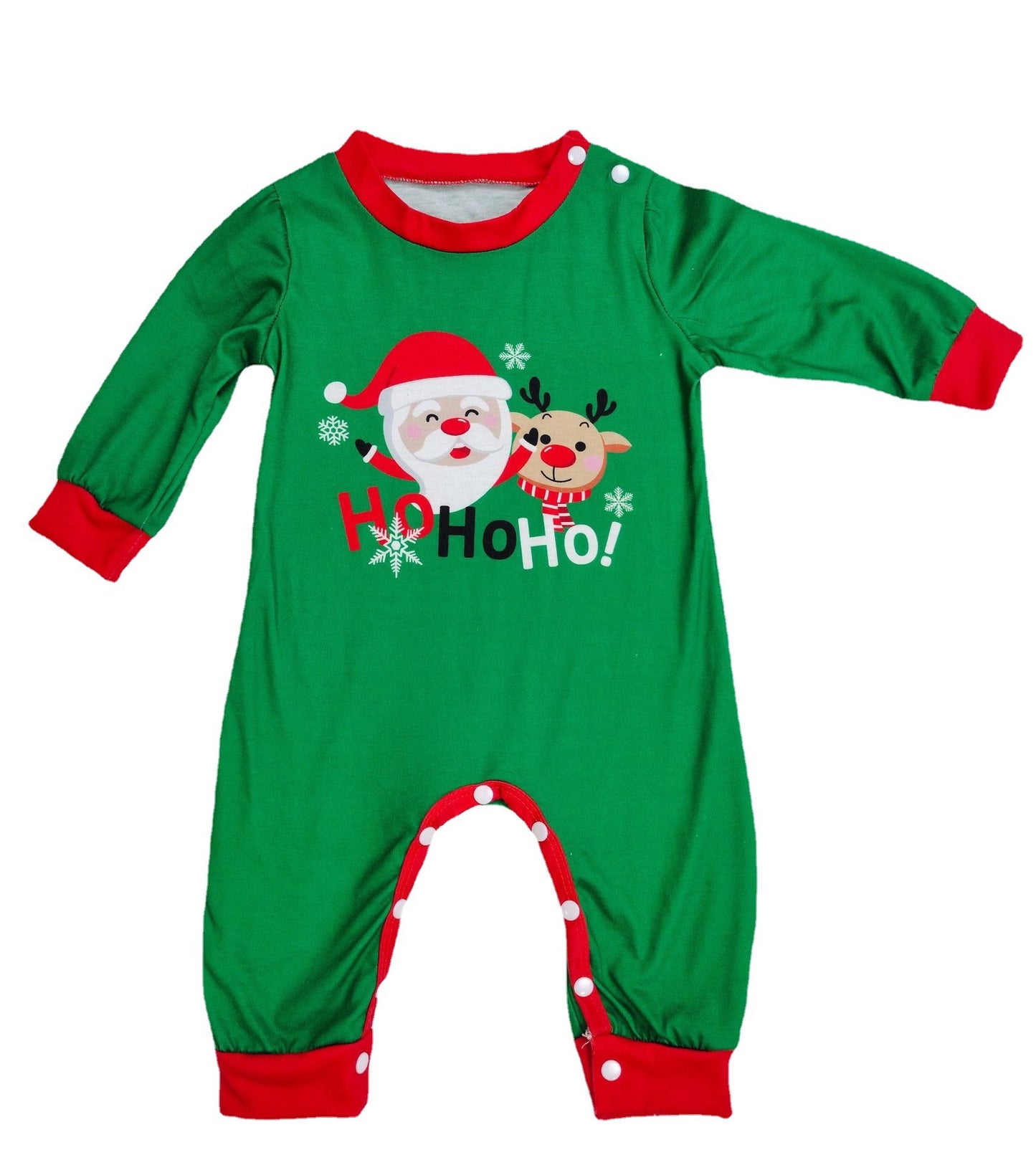 Christmas Pajamas For Family - Matching Family Christmas PJs Sets Santa Claus Printed Top Sleepwear