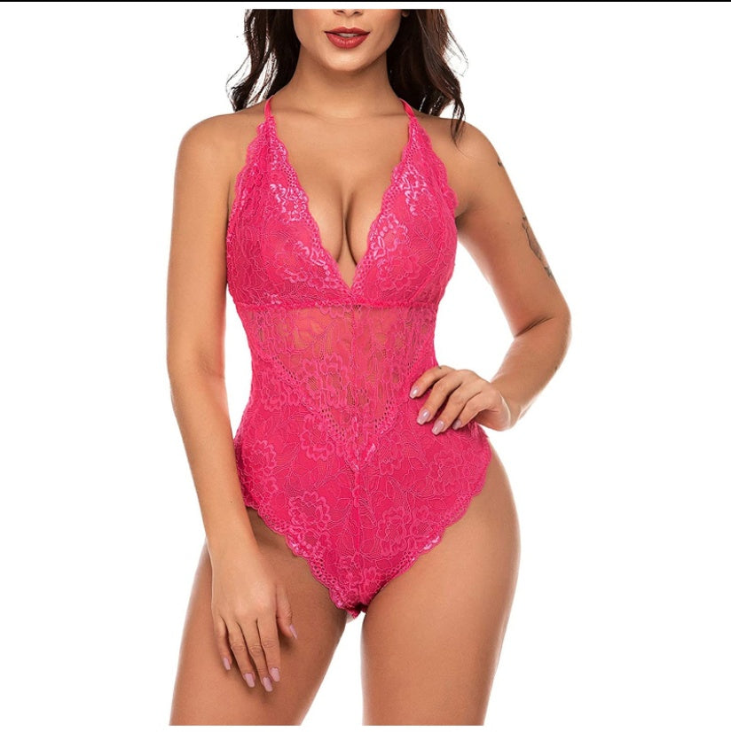 🔥 European & American Sexy Lingerie – Sensual Lace One-Piece Lingerie Set | Elegant, Comfortable & Alluring