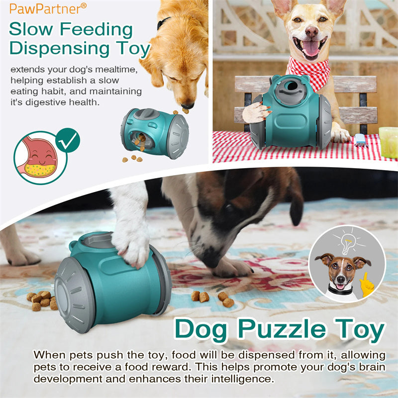 Dog Interactive Tumbler Toys - Increases Pet IQ | Interactive Slow Feeder For Small Medium Dogs Cat Training Balance Car