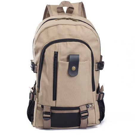 Men's Backpacks - Canvas Backpack, Student Bags