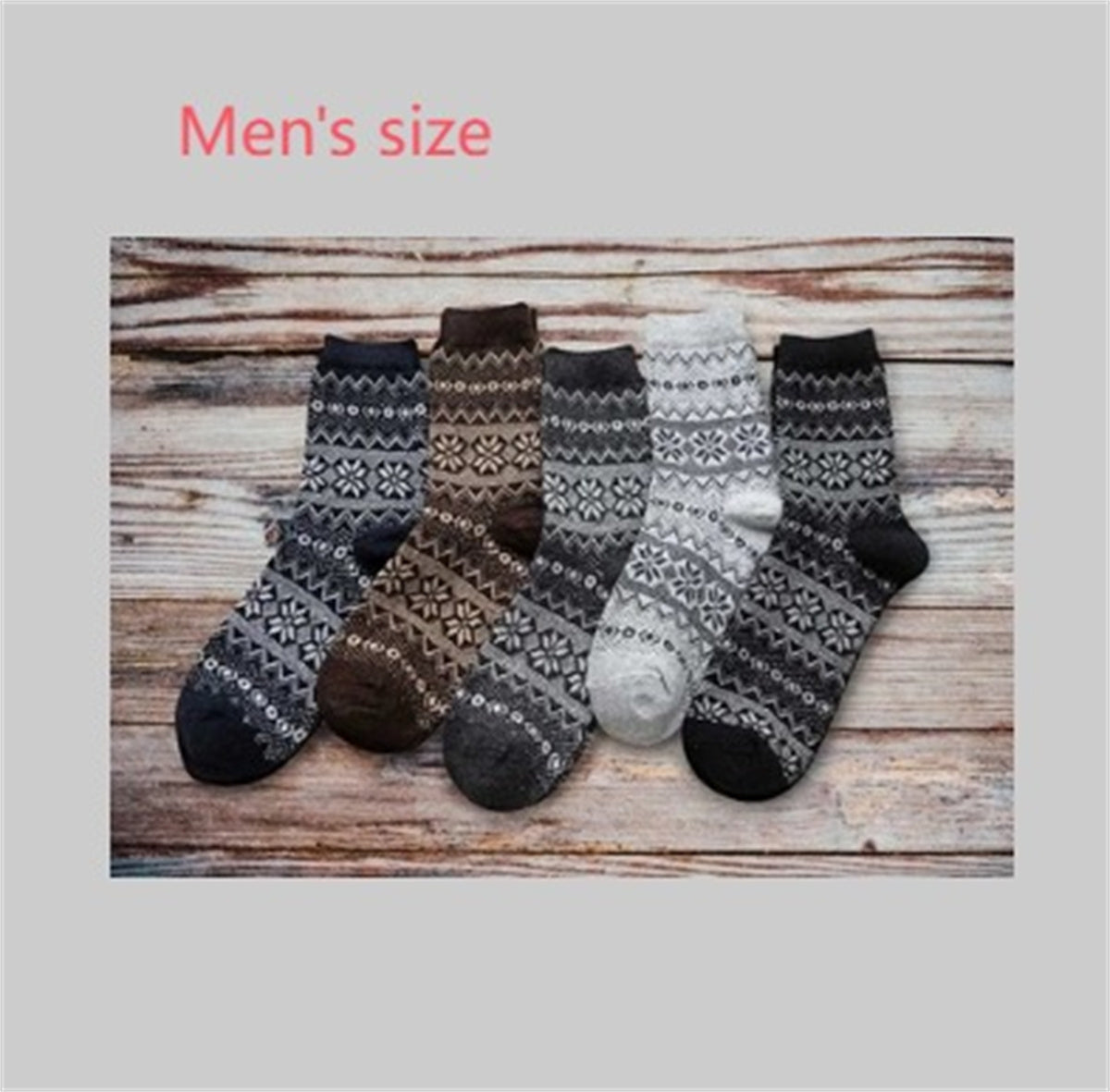 Winter Thick Warm Stripe Wool Socks
