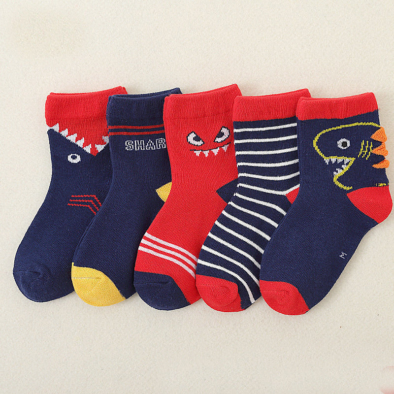 Children's Colorful Cotton Socks