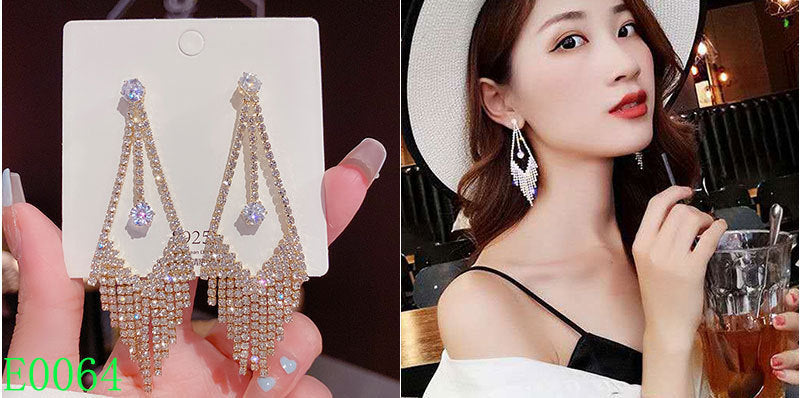 Sterling Silver Needle Light Luxury Pearl Earrings - Graceful Personality