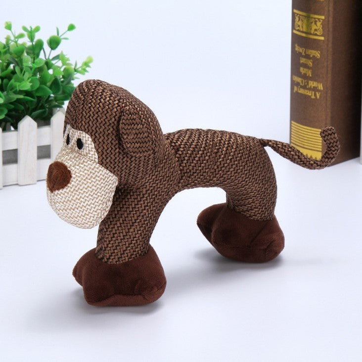 Dog Plush & Chew Toys For Small/Large Dogs - Bite Resistant Interactive