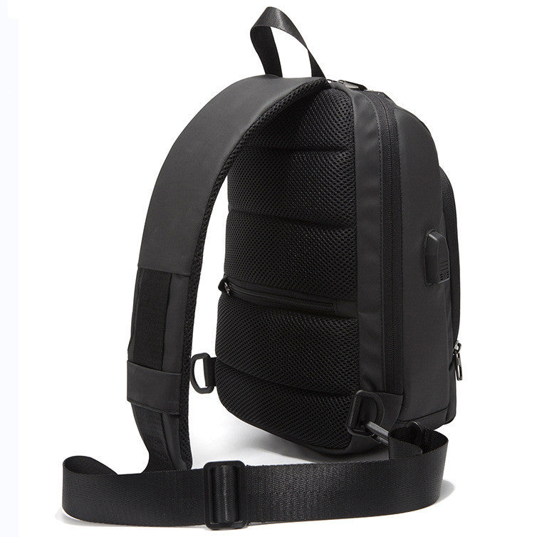 Anti-theft Lock Chest Bag-  Men Shoulder Bags USB Charging Crossbody Bags Summer Short Trip Travel Messengers Bag Unisex
