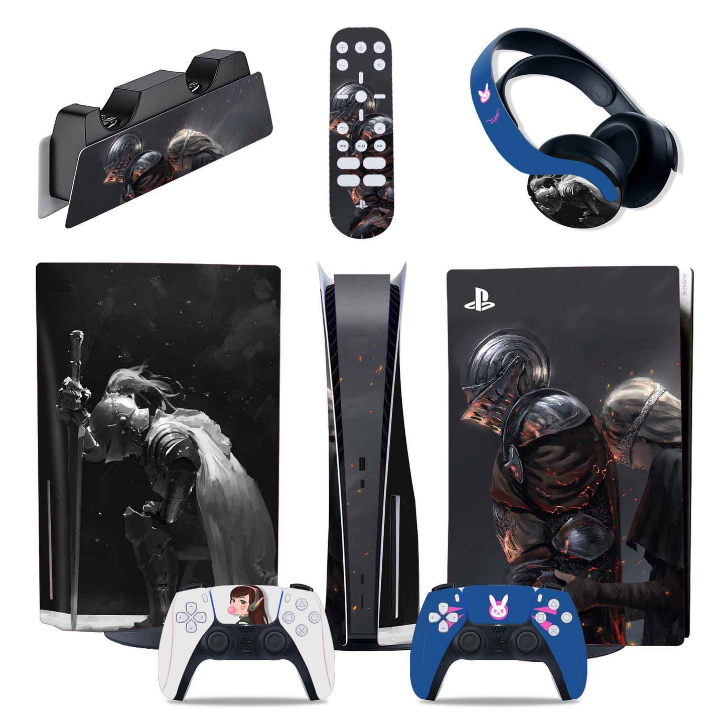 PS5 Game Console Set Sticker - Full Body Sticker - JumoShop