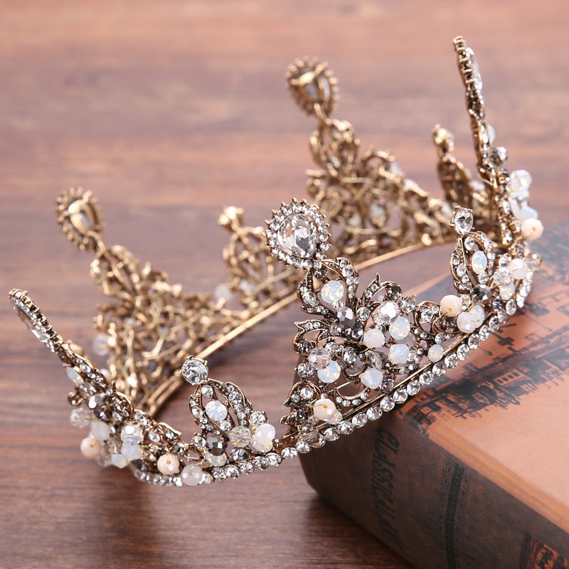 Rhinestone Alloy Retro  Headband - Wedding Jewelry Crown