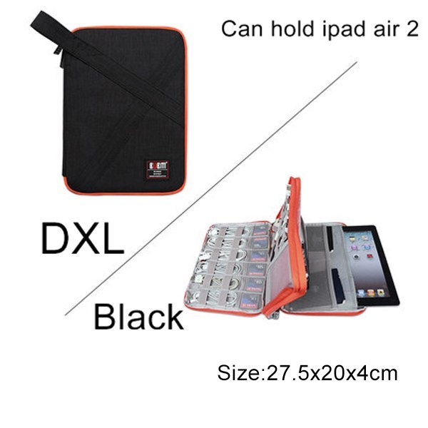 Universal Travel Cable Organizer - Electronics Accessories Cases Gadget Bag For USB, Phone, Charger and Cable, Fit for ipad - JumoShop