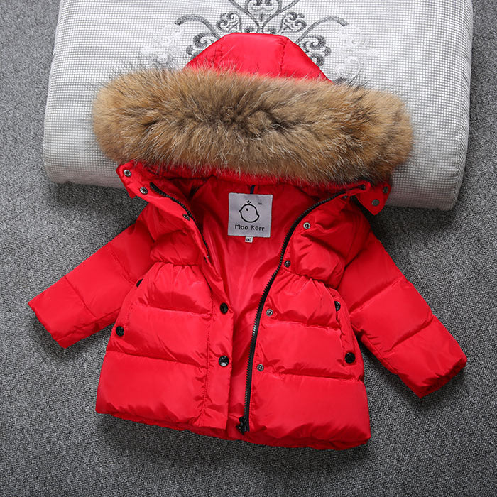 Boys and Girls Baby Zip Down jacket
