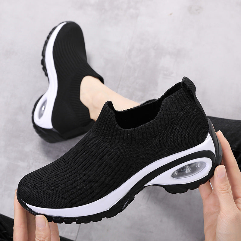 Sneakers - Women Air Cushion Mesh,  Breathable Running Sports Shoes