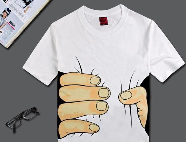 3D Big Hand Short Sleeve T-shirt