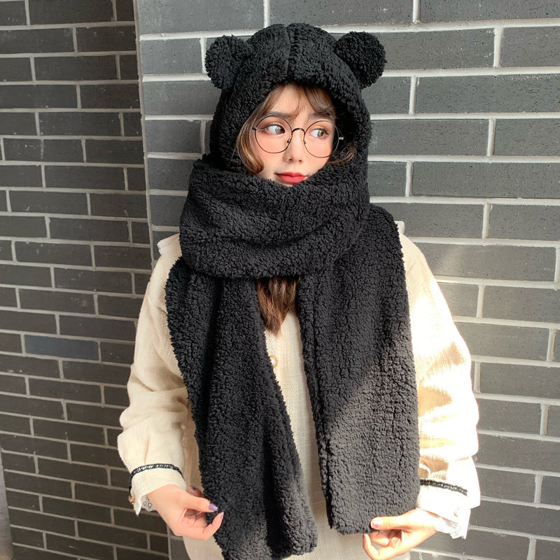 Cute Winter Plush Scarf - Autumn and Winter Headwarmer