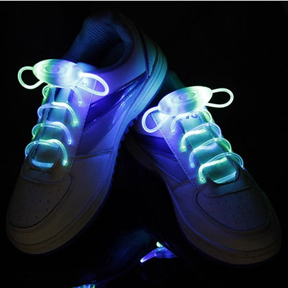 Led Sport Shoe Laces - Glow Shoe Strings Round  Light Shoelaces