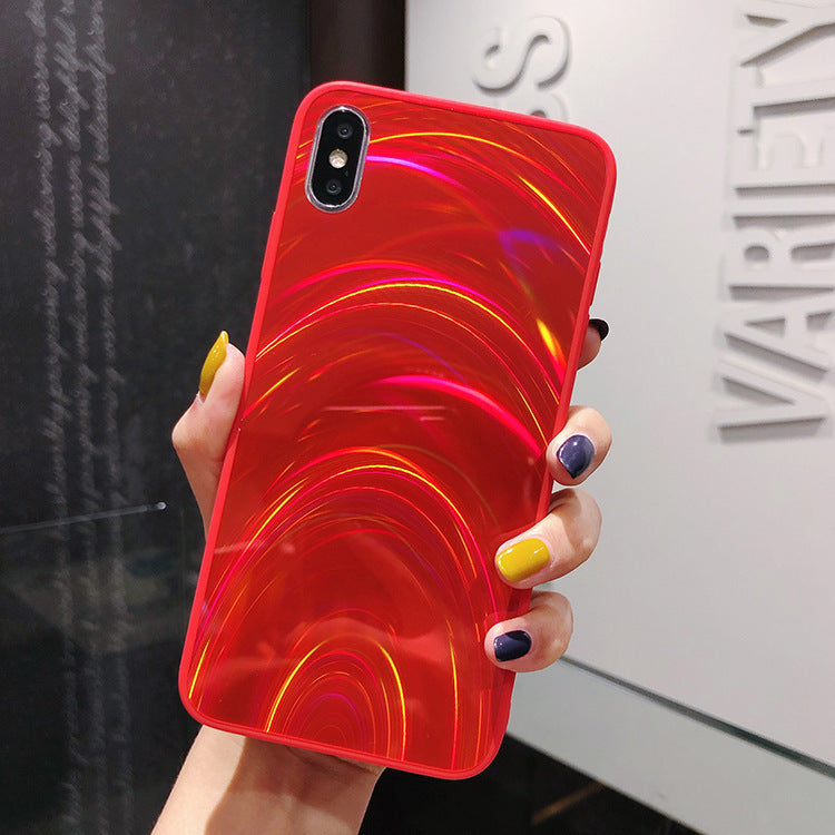 Rainbow Mirror Soft Phone Case