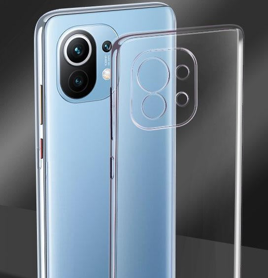 S21 Mobile Phone Case - Electroplating Transparent Ultra-thin All-inclusive Anti-fall Soft Shell