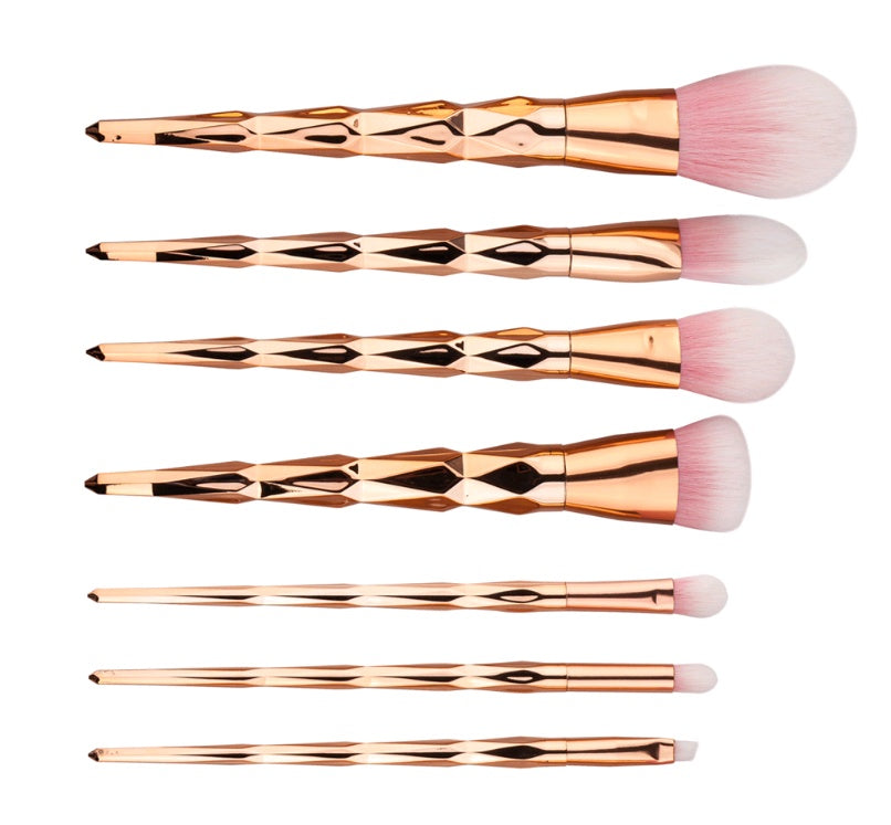 7 Makeup Brushes - Makeup Tools, Diamond Makeup Brush Foundation Brush