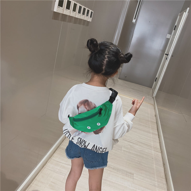 Children's Single-shoulder Waist Bag -  Funny Pattern