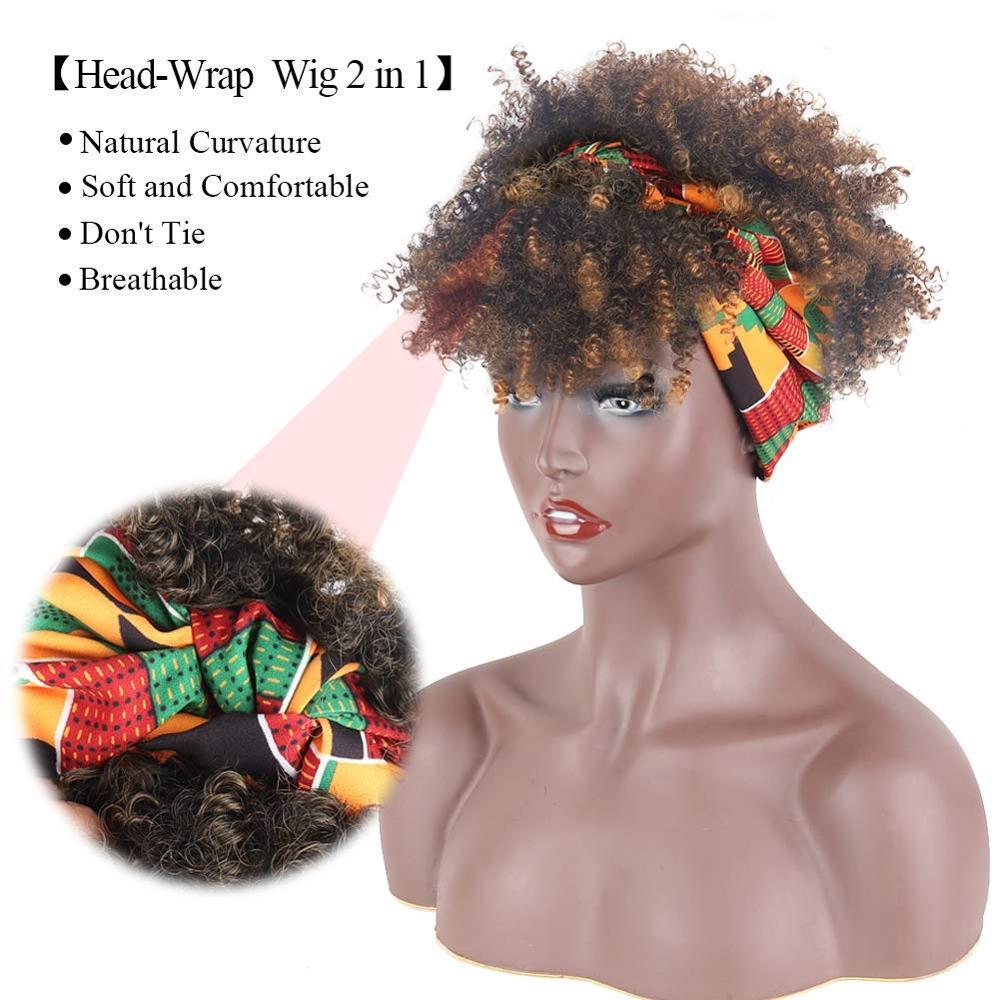Afro Style Wig Headgear