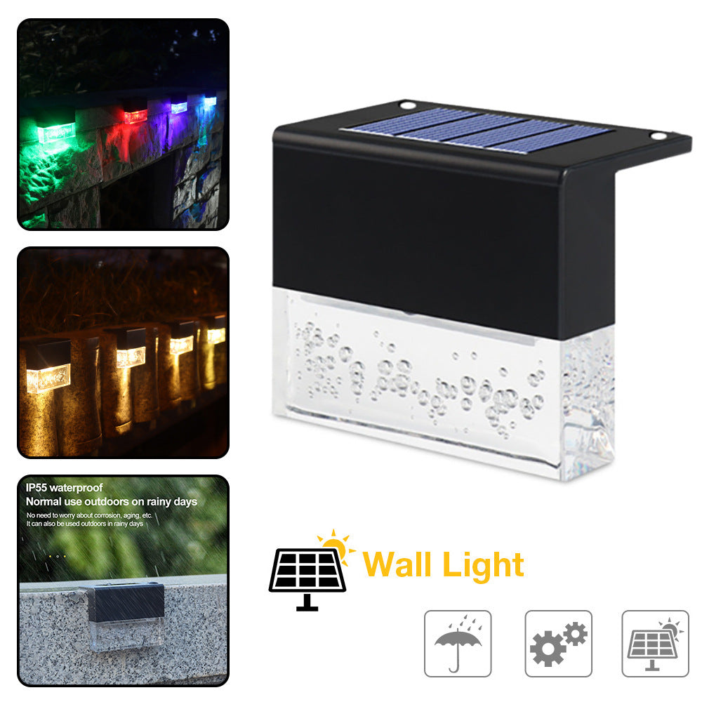 Waterproof RGB LED Solar Light - Step Fence Light