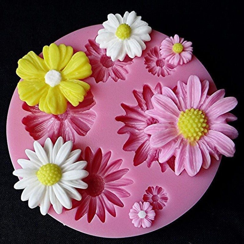 DIY 3D Flower Silicone Fondant Cake Mold – Food-Grade Baking Mold - JumoShop