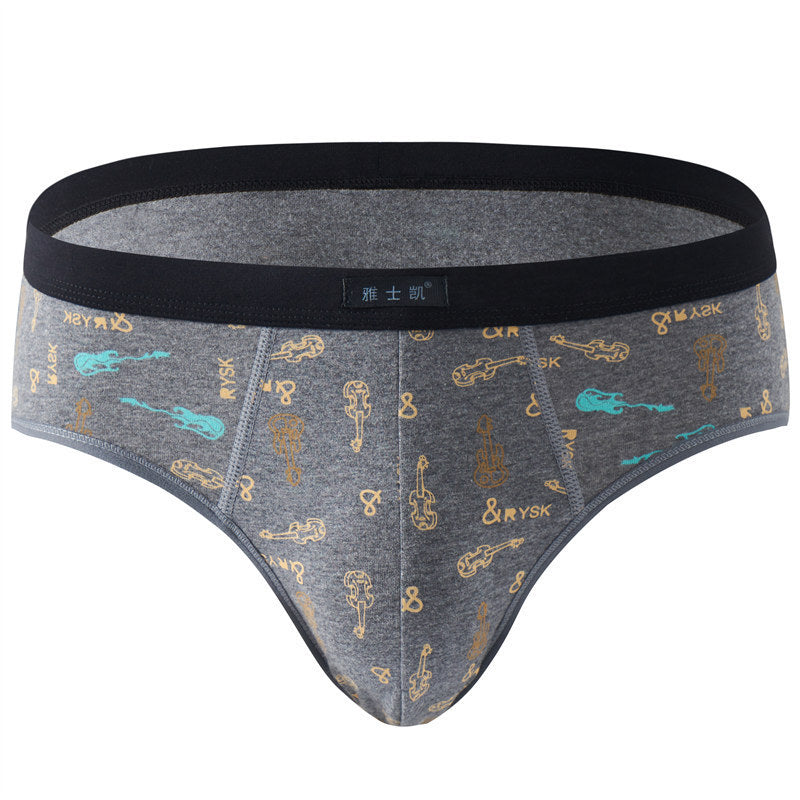 Men's Comfortable Soft Cotton Briefs Underwear