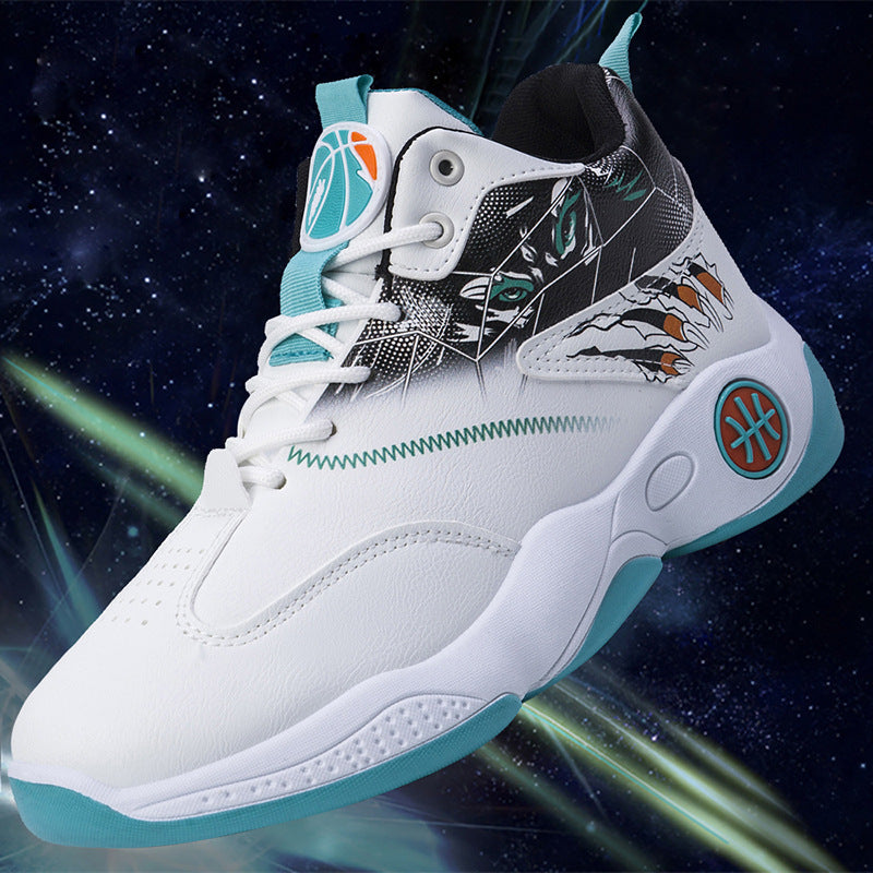 High-top Breathable Basketball Shoes - Sneakers
