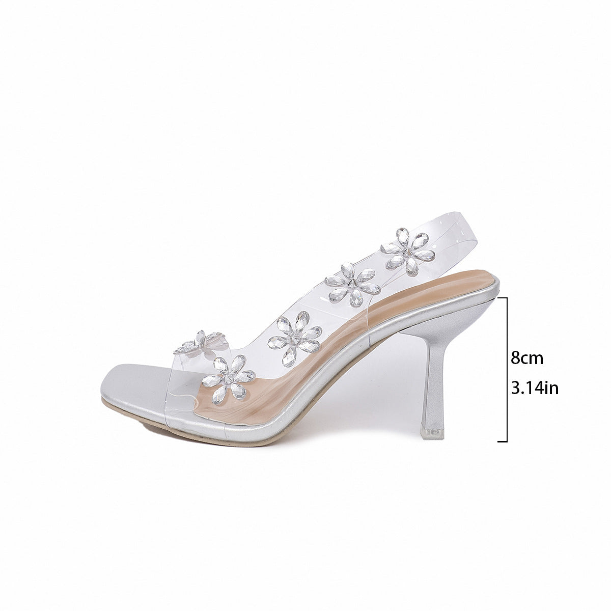 Sandals For Women - Summer Transparent Rhinestone