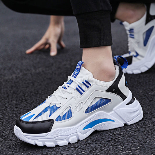 White Sneakers - Non Slip Walking Running Shoes Sports