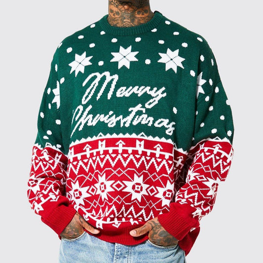 Men's Pullover Sweater For Christmas