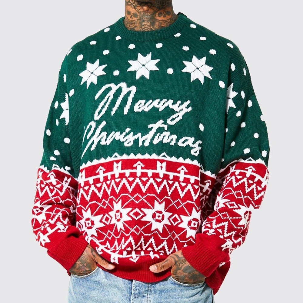 Men's Pullover Sweater For Christmas