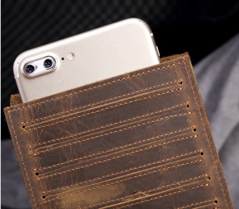 Men's Long Mobile Phone Bag Wallet