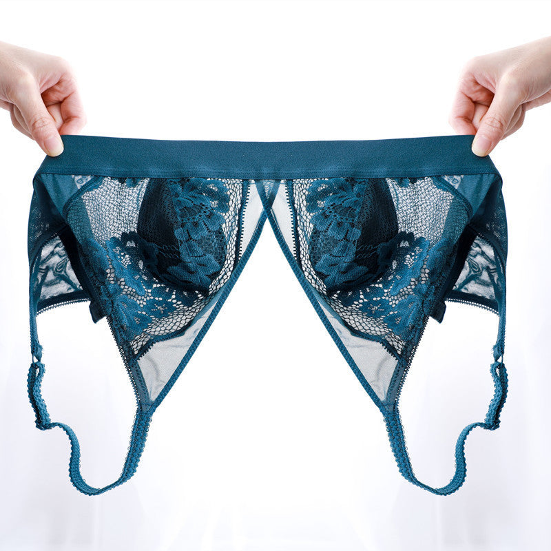 French Triangle Cup Bra - Sexy Lace Ultra-thin Bra