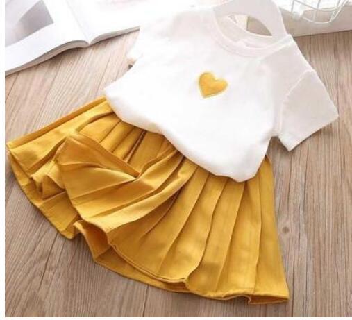 Summer Children Clothing Set - Big Bow T-Shirt & Shorts  Set