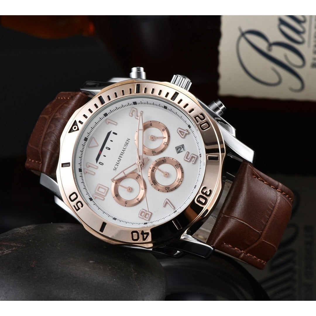 Six-pin Timing Full-function Quartz Men's Business