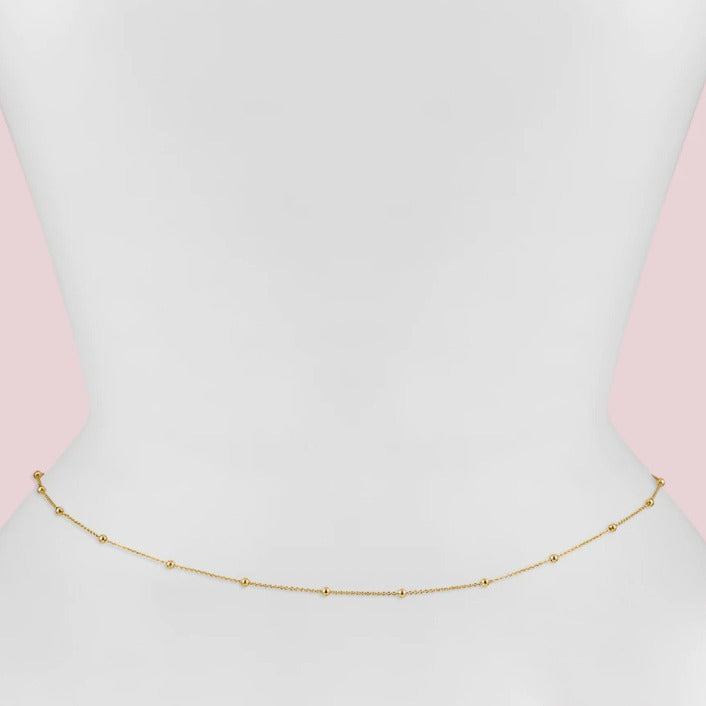 Simple Fashion Special-interest Single Layer Waist Chain For Women