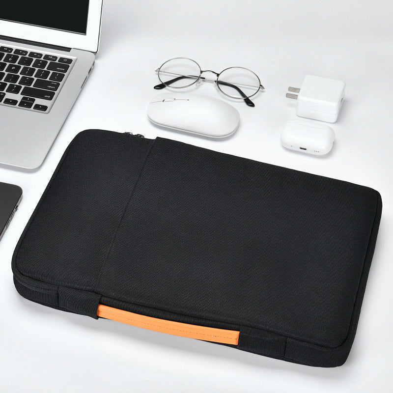 Portable Notebook Computer Bag - Liner Fleece-lined Shockproof Simple Hanging Luggage