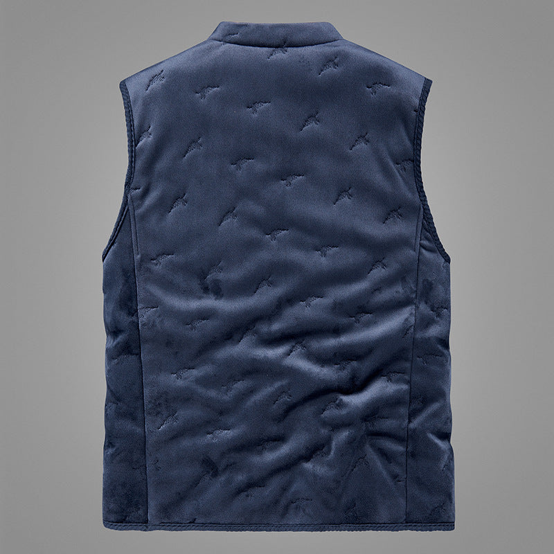 Men's Wool Vest - Pure Colour All-matching Vest