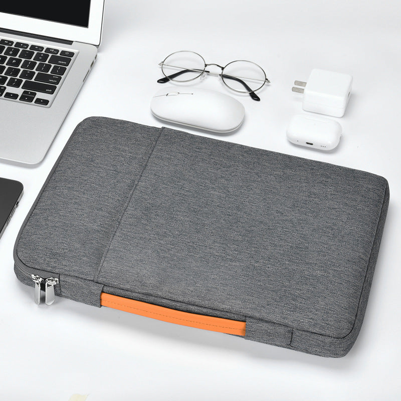 Portable Notebook Computer Bag - Liner Fleece-lined Shockproof Simple Hanging Luggage