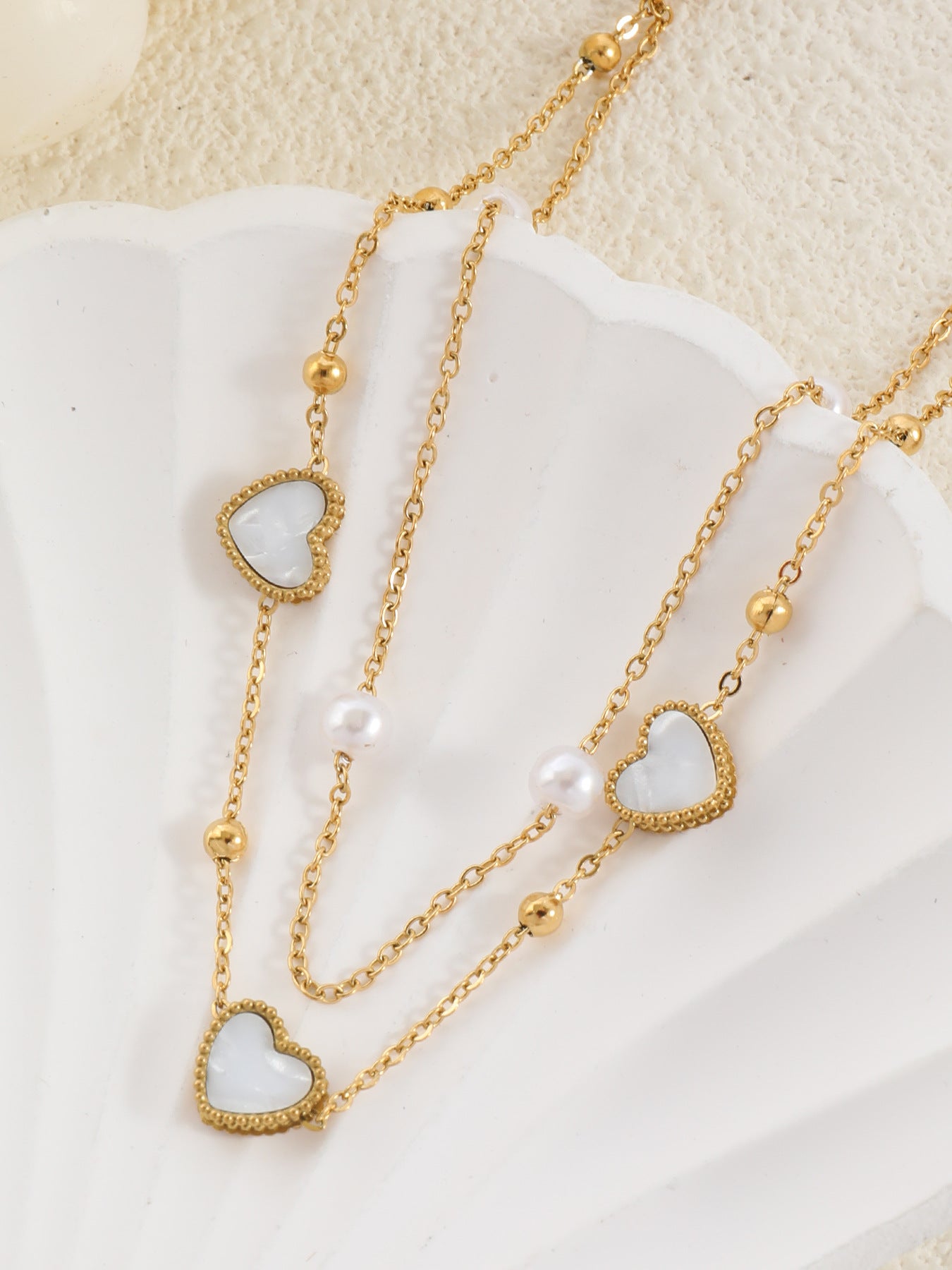 Round Beads Shell Anklet