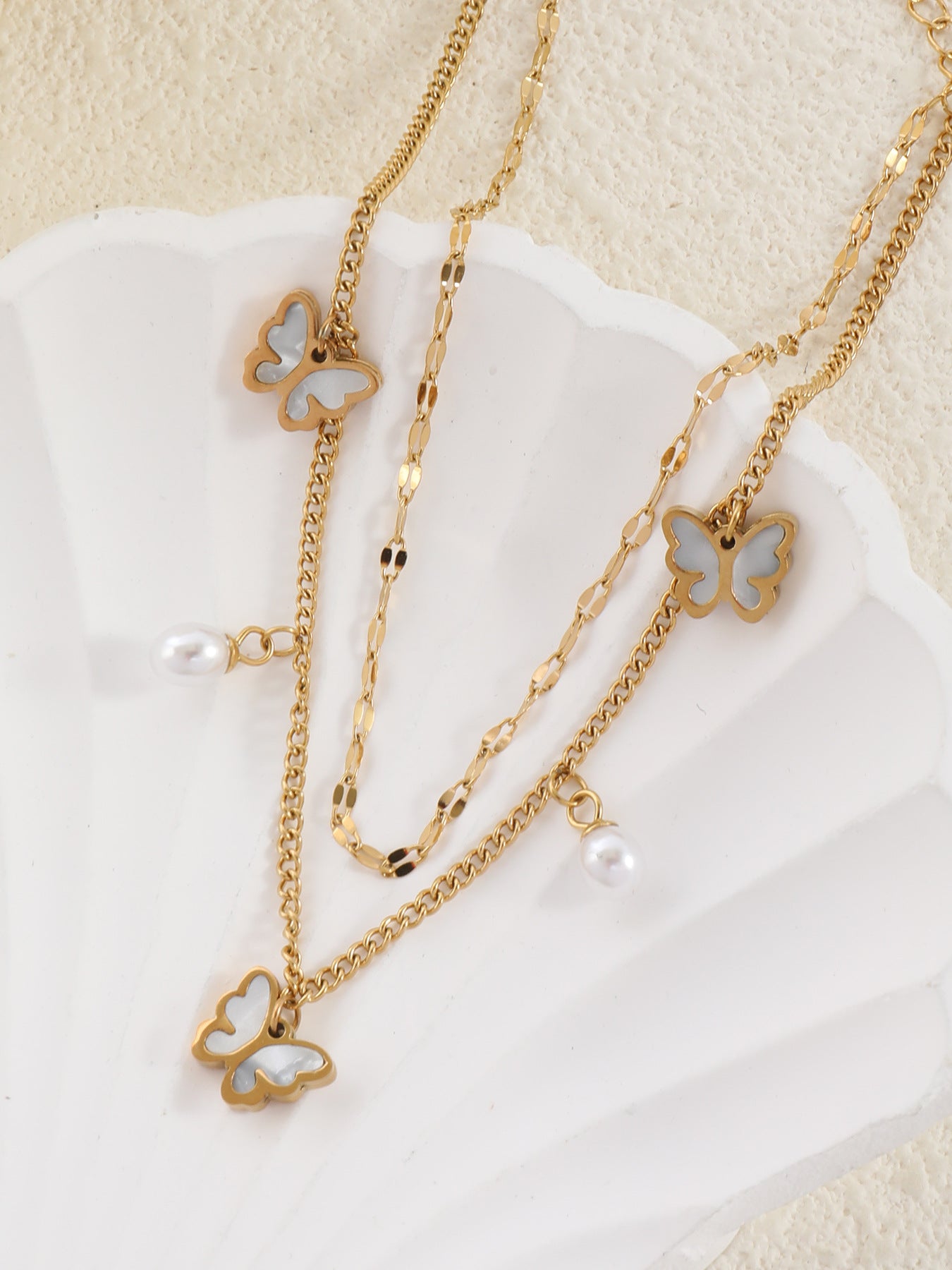 Round Beads Shell Anklet