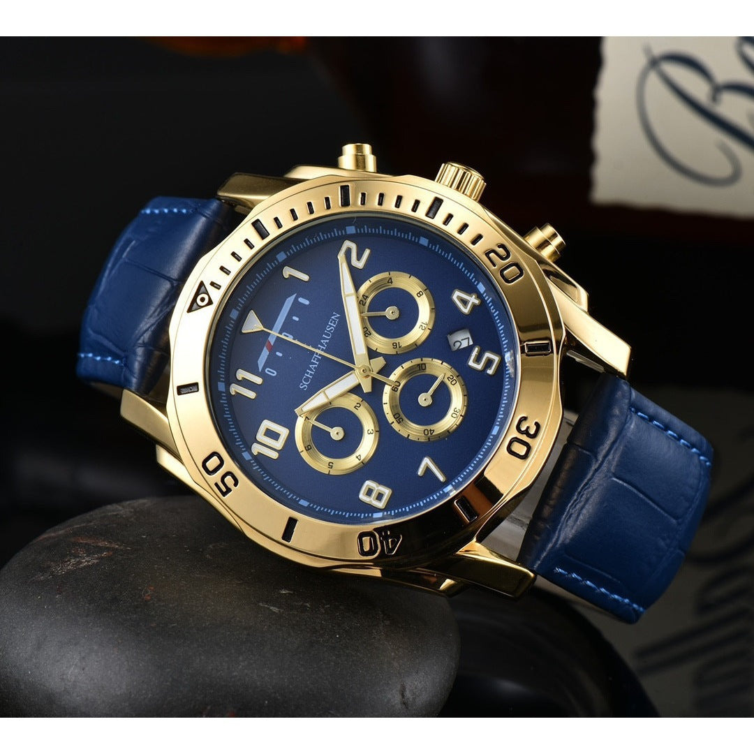 Six-pin Timing Full-function Quartz Men's Business