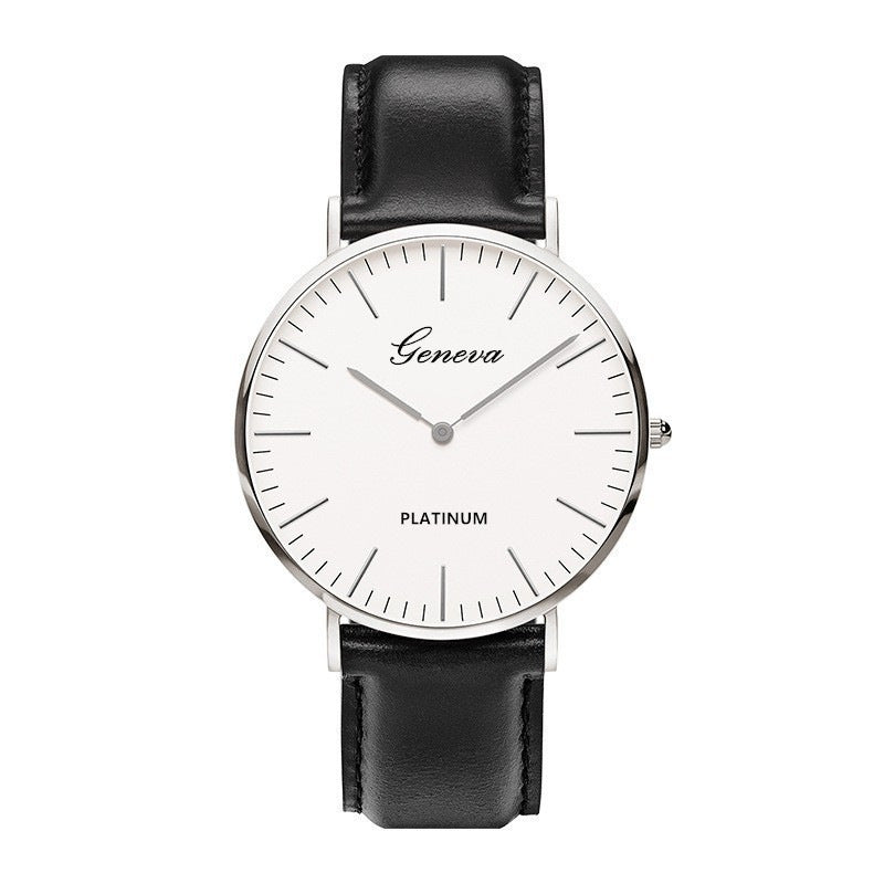Quartz Ultrathin And Simple Belt Men's Watch