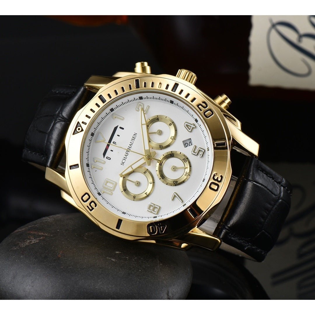 Six-pin Timing Full-function Quartz Men's Business